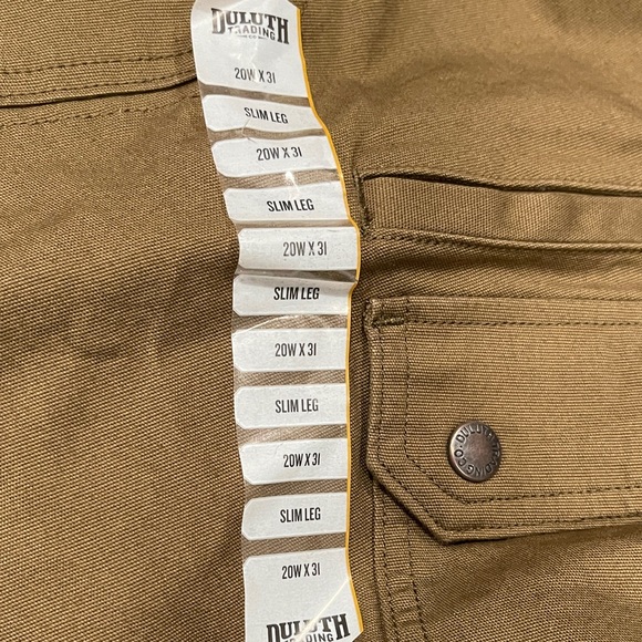 Women's Duluth Trading Co. Brown Curvesetter Waistband Cargo Pants - Picture 9 of 9
